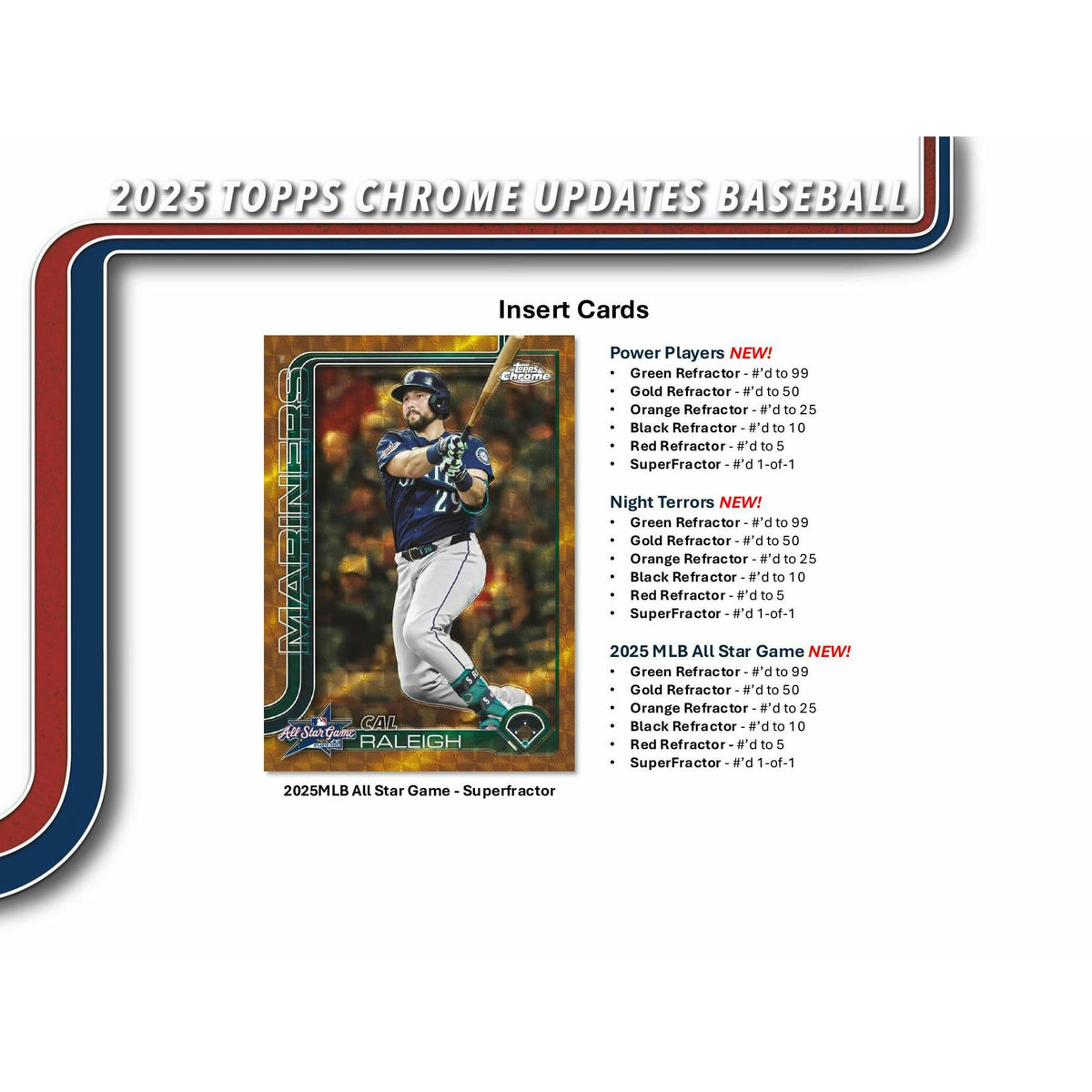 2025 Topps Chrome Update Series Baseball Blaster Pack
