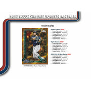 2025 Topps Chrome Update Series Baseball Blaster Pack