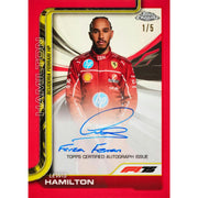 2025 Topps Chrome F1 Formula 1 Hobby 12-Box Case