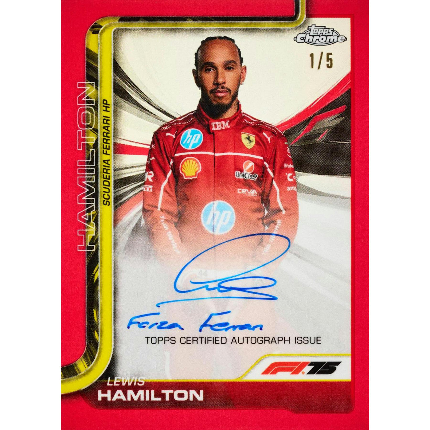 2025 Topps Chrome F1 Formula 1 Hobby Box