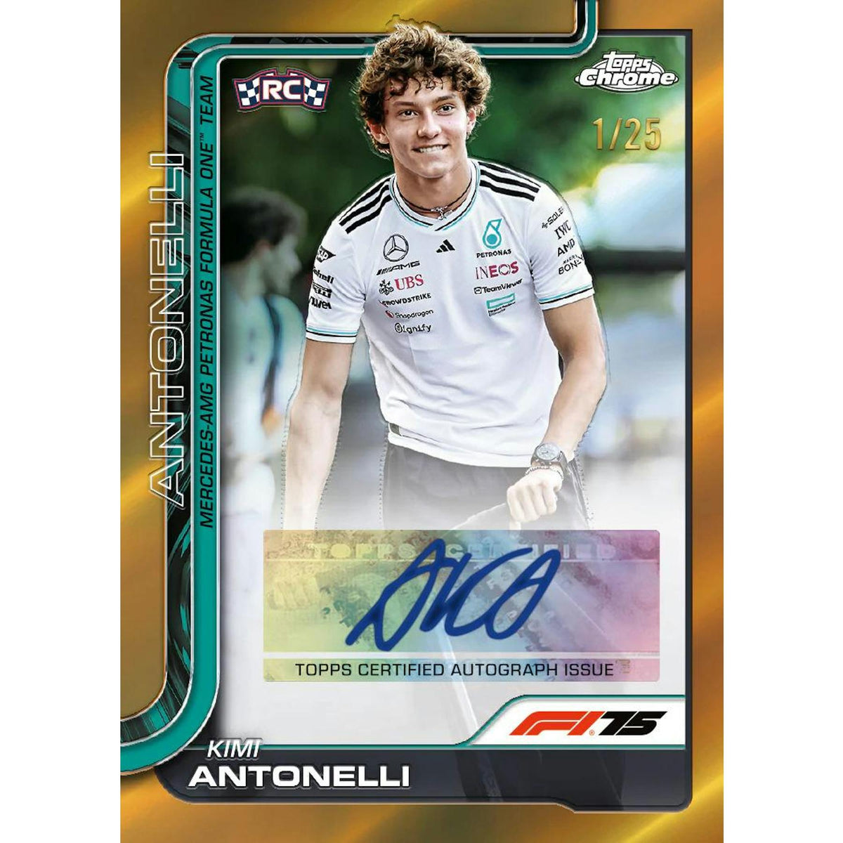 2025 Topps Chrome F1 Formula 1 Hobby Box