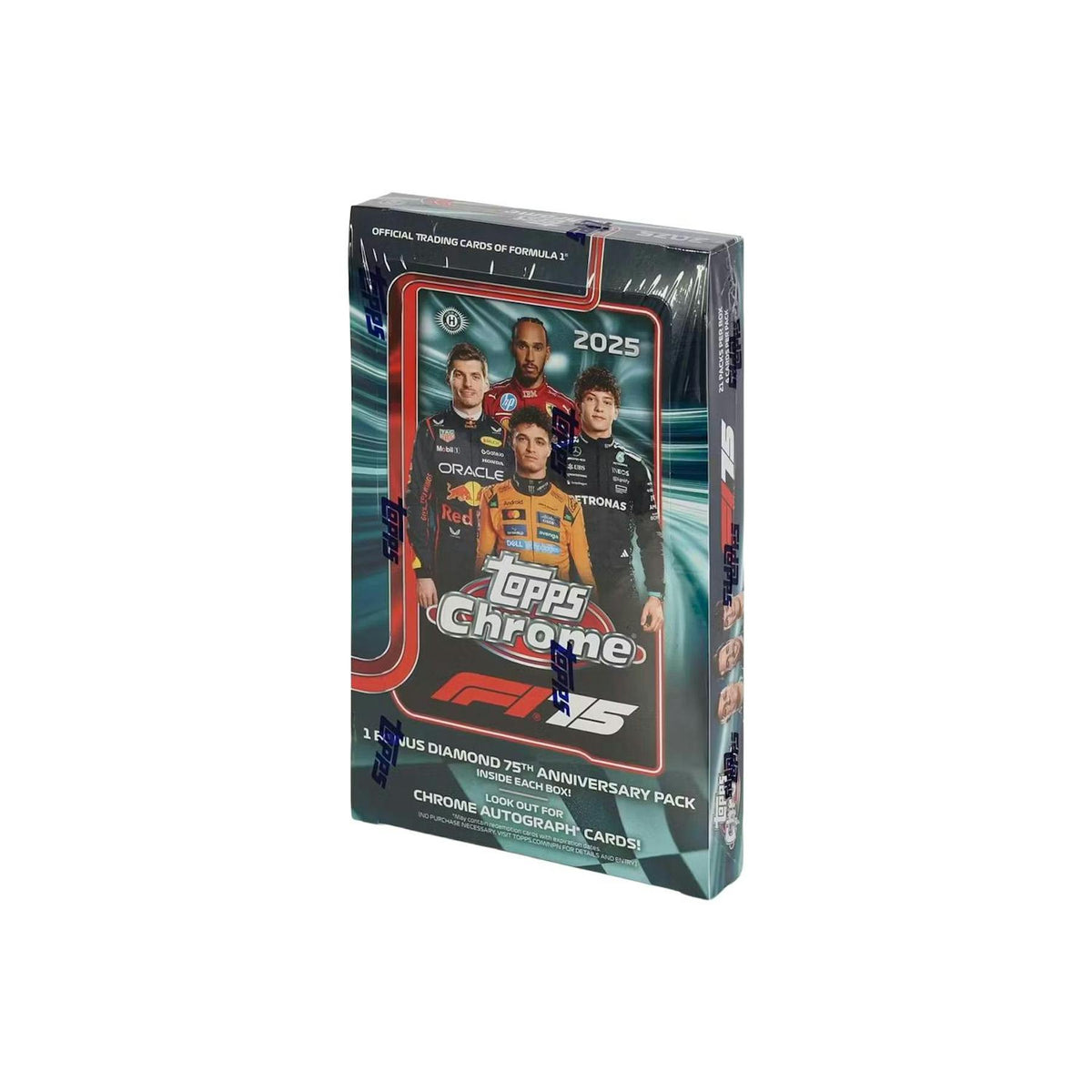 2025 Topps Chrome F1 Formula 1 Hobby 12-Box Case