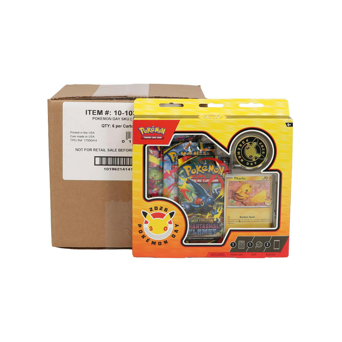 Pokemon Day 2026 Collection 6-Box Case