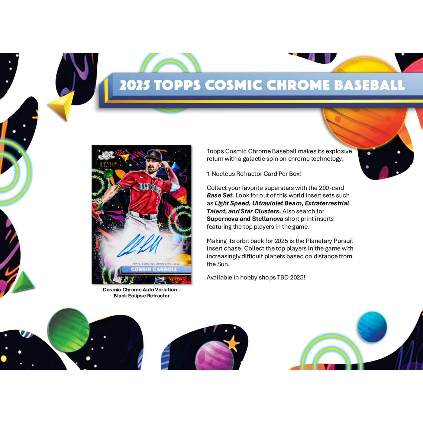 2025 Topps Cosmic Chrome Baseball Hobby 8-Box Case
