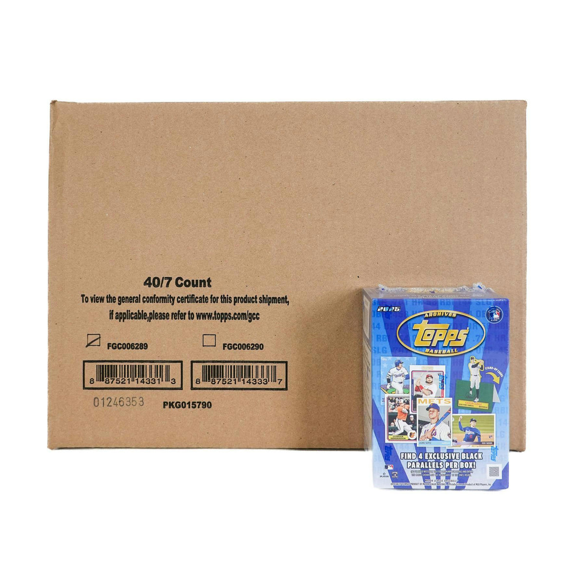 2025 Topps Archives Baseball Blaster 40-Box Case