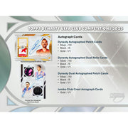 2024/25 Topps Dynasty UEFA Club Competitions Soccer Hobby 5-Box Case