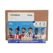 2024/25 Topps Chrome Merlin UEFA Club Competitions Soccer Hobby 12-Box Case