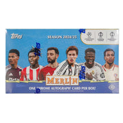 2024/25 Topps Chrome Merlin UEFA Club Competitions Soccer Hobby Box