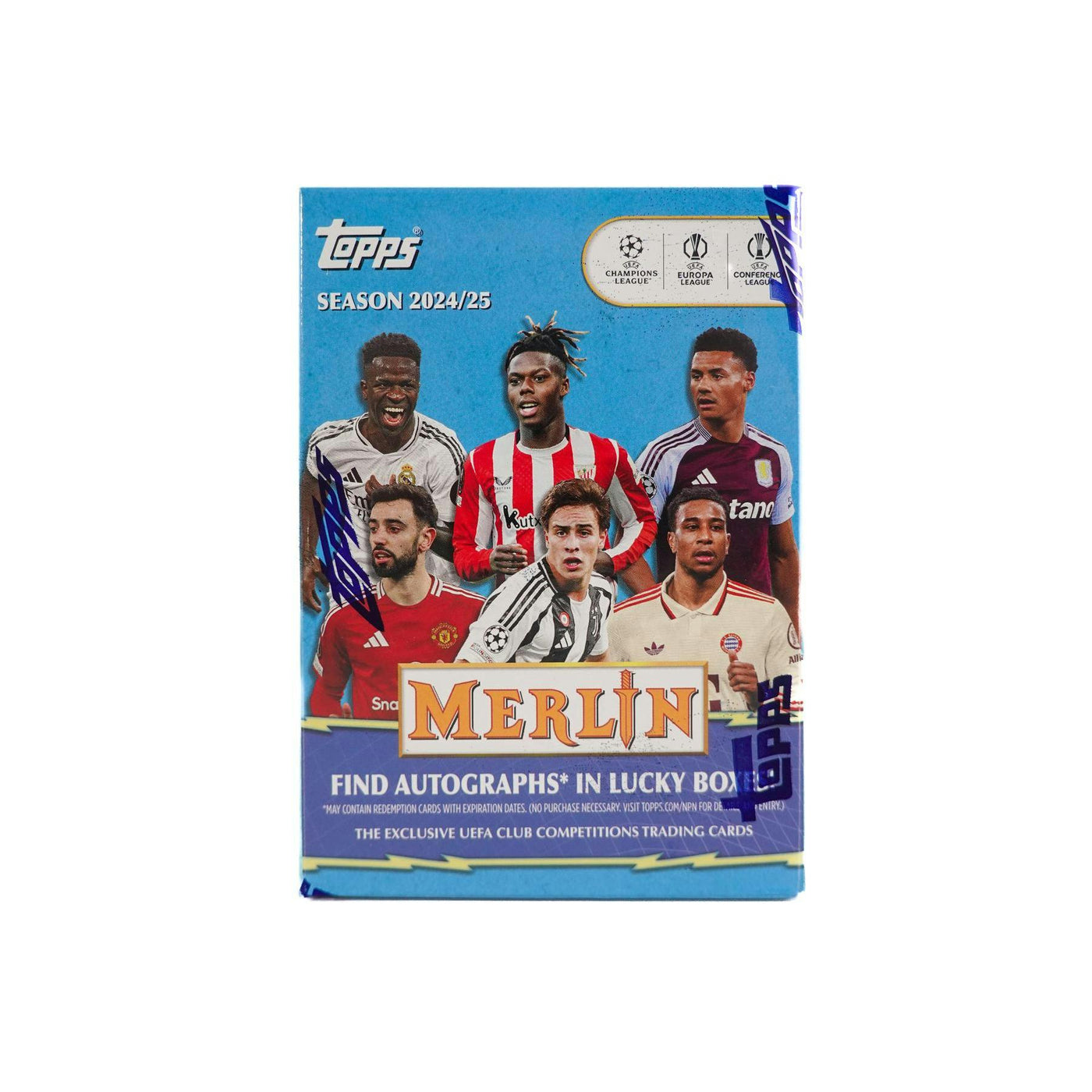 2024/25 Topps Chrome Merlin UEFA Club Competitions Soccer Blaster Box