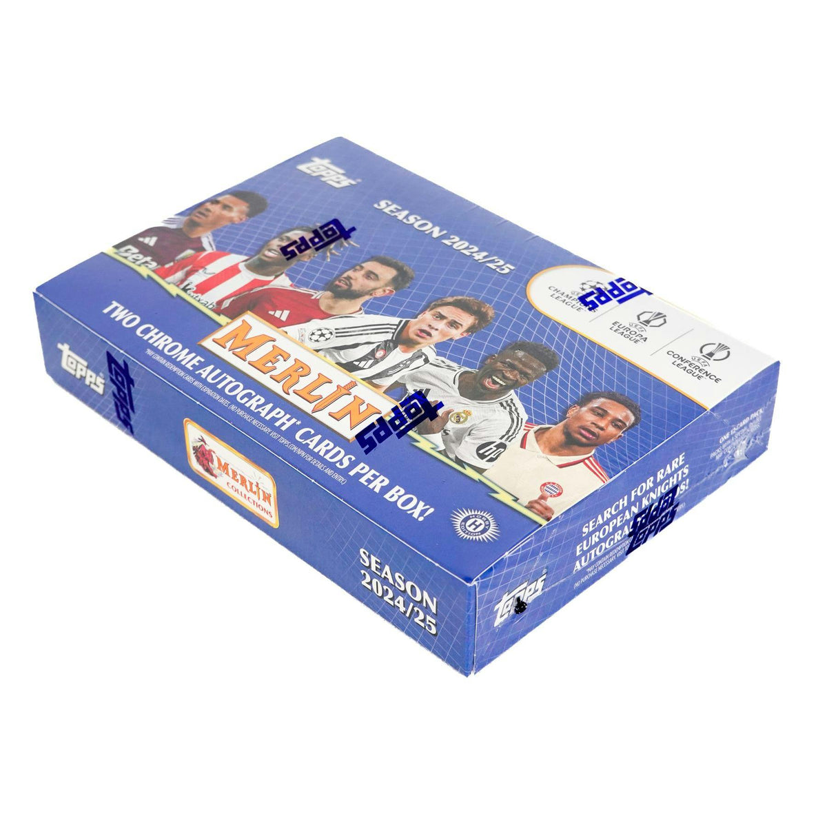 2024/25 Topps Chrome Merlin UEFA Club Competitions Soccer Delight Box