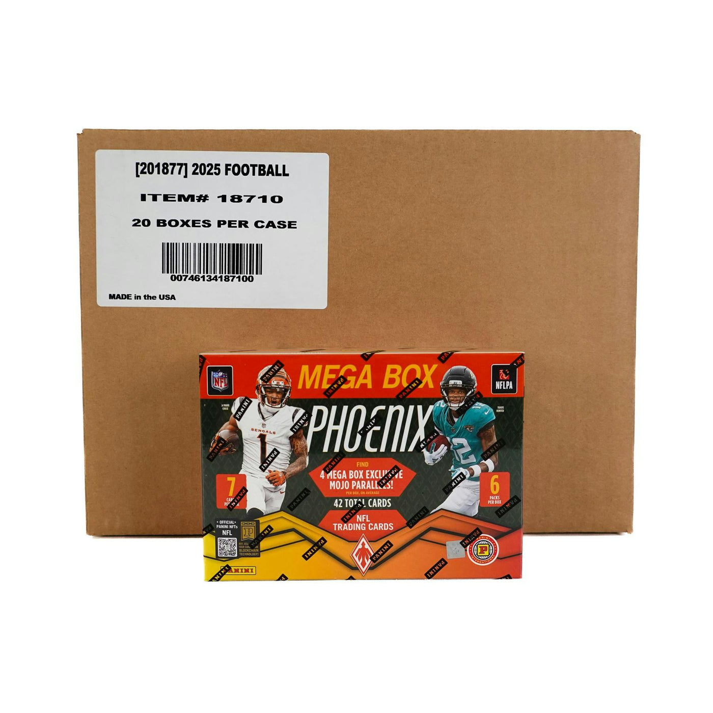 2025 Panini Phoenix Football Hobby International Mega 20-Box Case