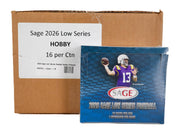 2026 Sage Low Series Football Hobby 16-Box Case