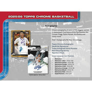 2025/26 Topps Chrome Basketball Hobby Pack