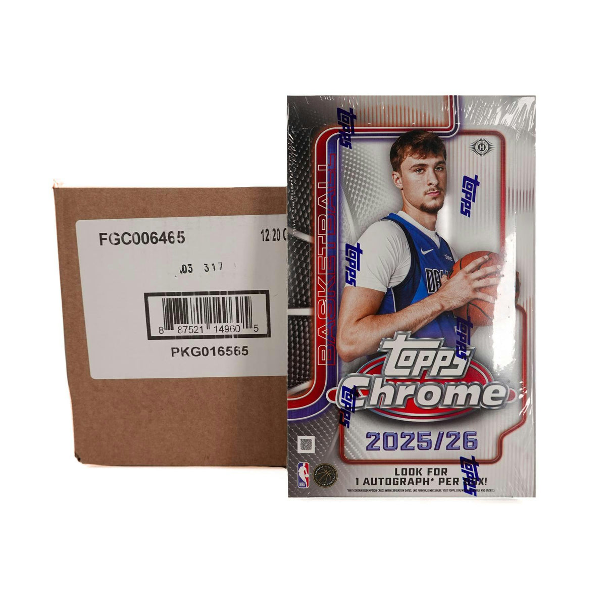 2025/26 Topps Chrome Basketball Hobby 12-Box Case