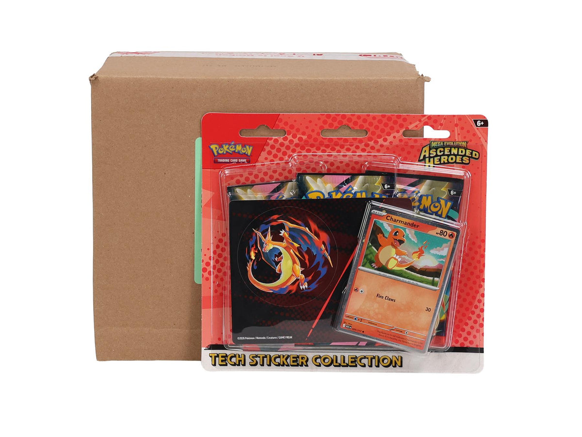 Pokemon Mega Evolution: Ascended Heroes Tech Sticker Collection 12-Blister Case