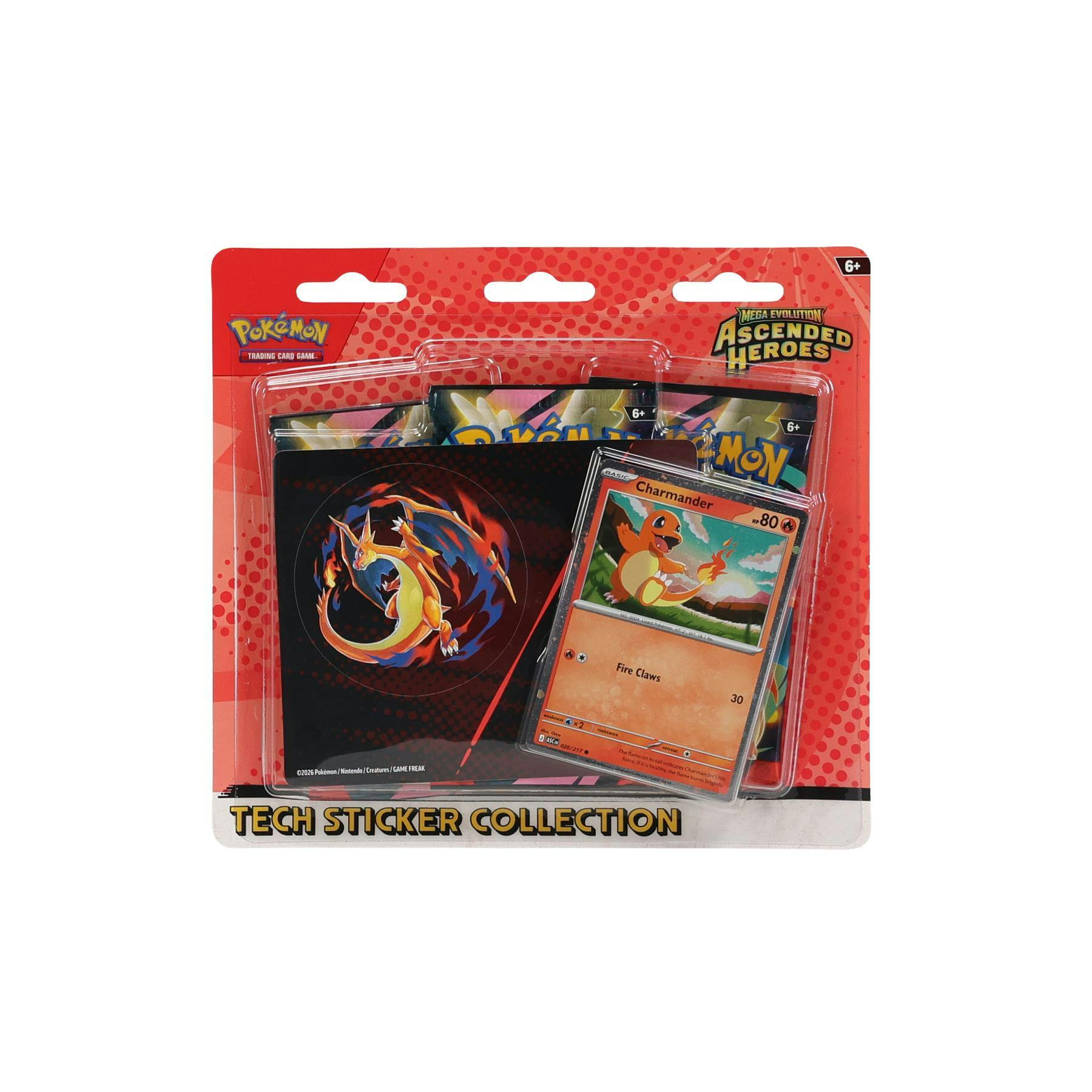 Pokemon Mega Evolution: Ascended Heroes Tech Sticker Collection 12-Blister Case