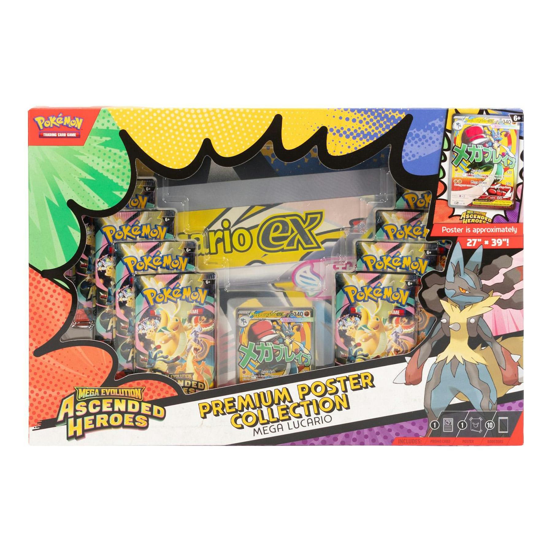 Pokemon Mega Evolution: Ascended Heroes Premium Poster Collection Box