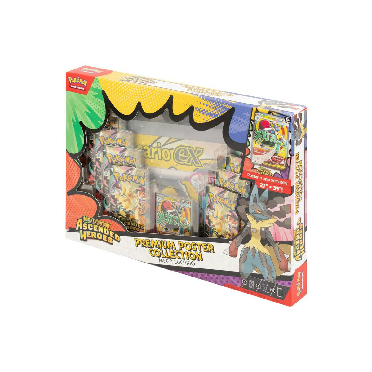 Pokemon Mega Evolution: Ascended Heroes Premium Poster Collection Box