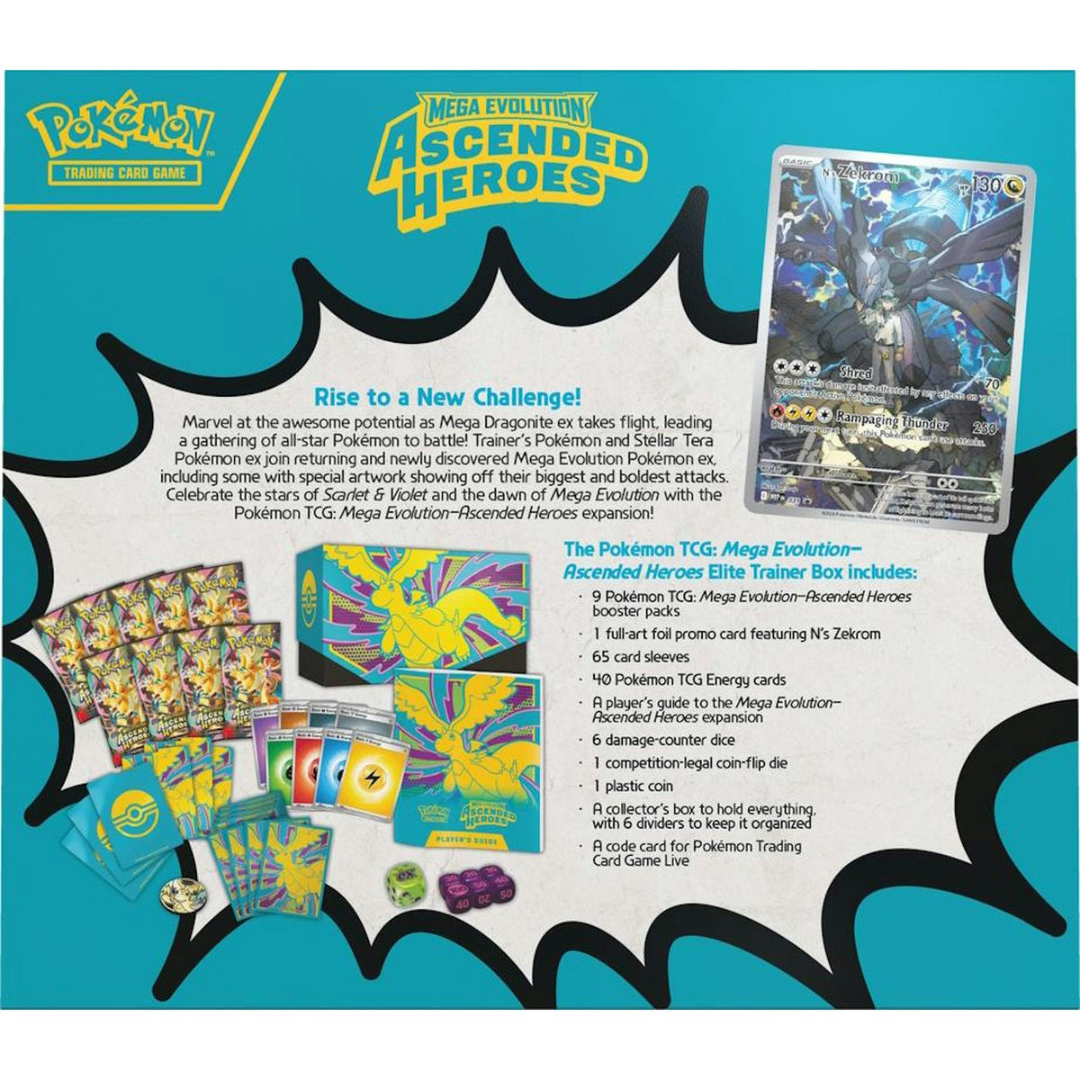 Pokemon Mega Evolution: Ascended Heroes Elite Trainer Box