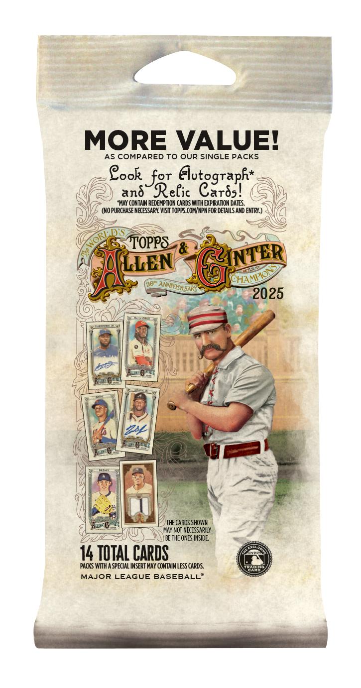 2025 Topps Allen & Ginter Baseball Jumbo Value Pack