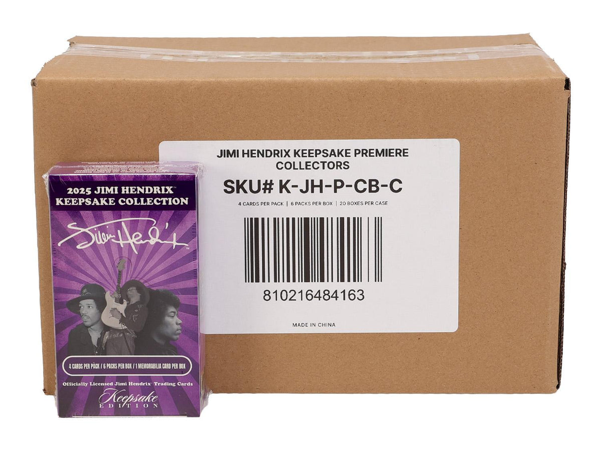 2025 Jimi Hendrix Keepsake Premiere Edition Hobby 10-Box Case