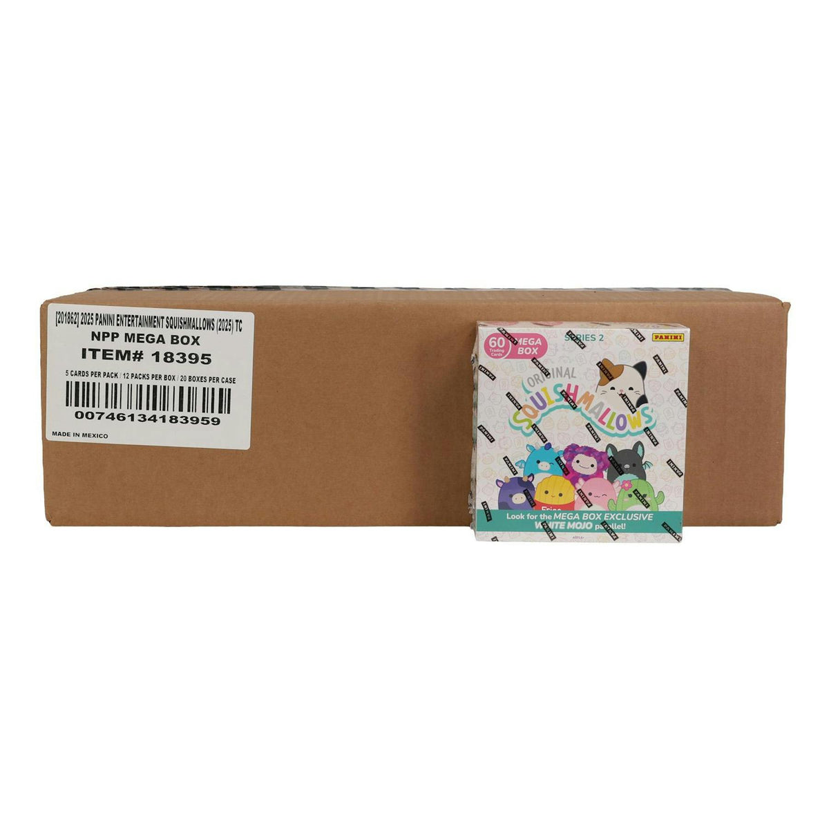 2025 Panini Squishmallows Series 2 Mega 20-Box Case