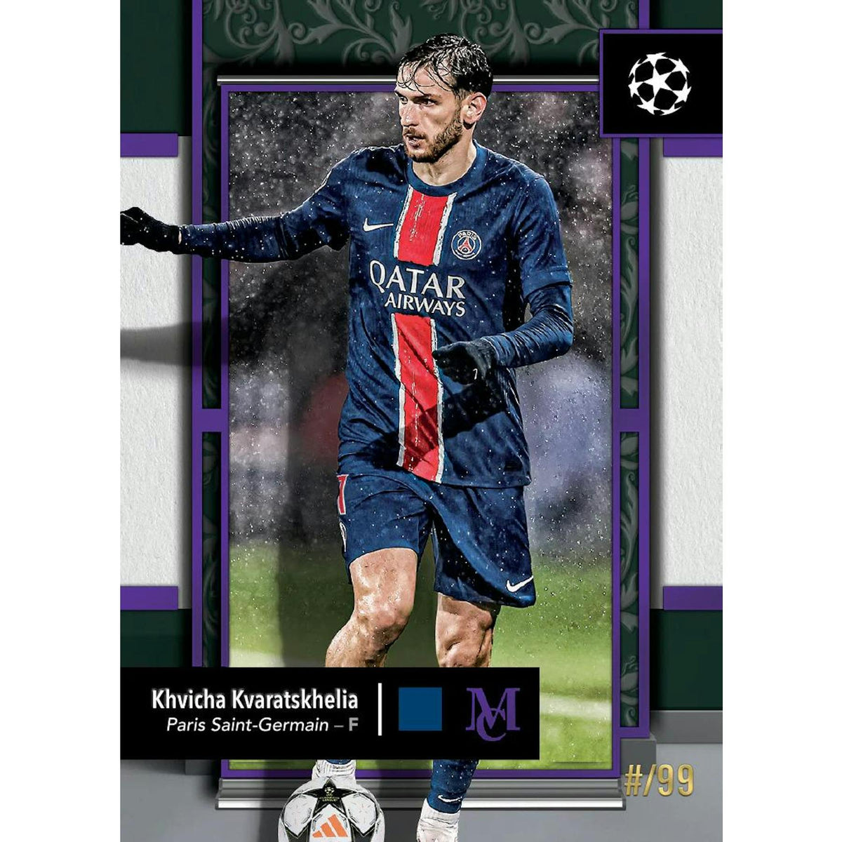 2024/25 Topps UEFA Club Competitions Museum Collection Soccer Hat Trick 4-Box Case