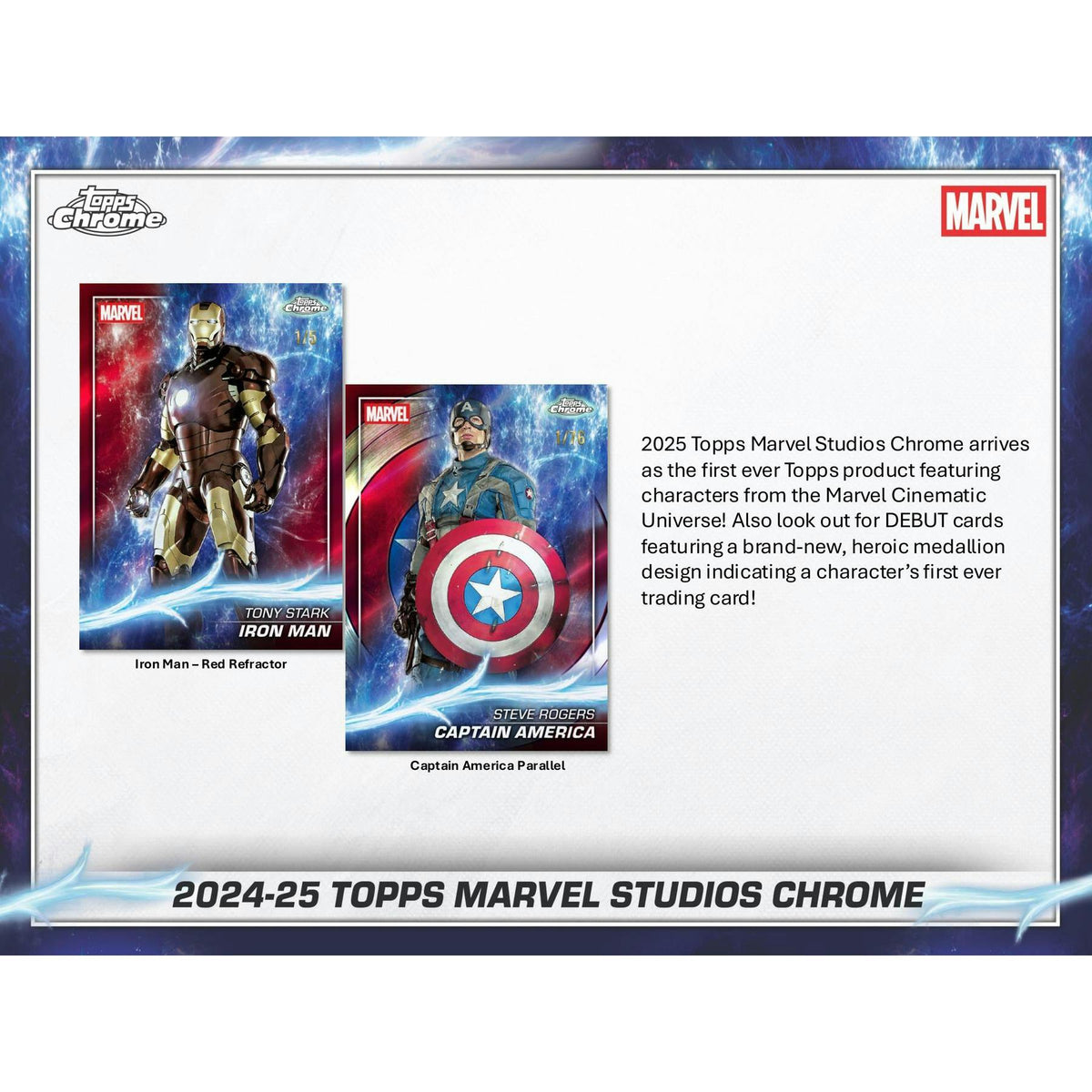2025 Topps Marvel Studios Chrome Hobby Box