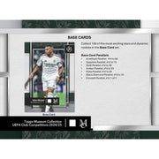 2024/25 Topps UEFA Club Competitions Museum Collection Soccer Hat Trick 4-Box Case