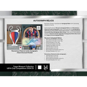 2024/25 Topps UEFA Club Competitions Museum Collection Soccer Hat Trick 4-Box Case