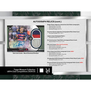 2024/25 Topps UEFA Club Competitions Museum Collection Soccer Hat Trick 4-Box Case