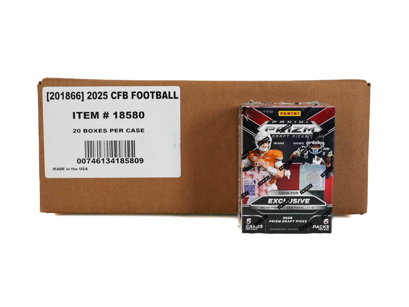 2025 Panini Prizm Draft Picks Football Blaster Hobby 20-Box Case