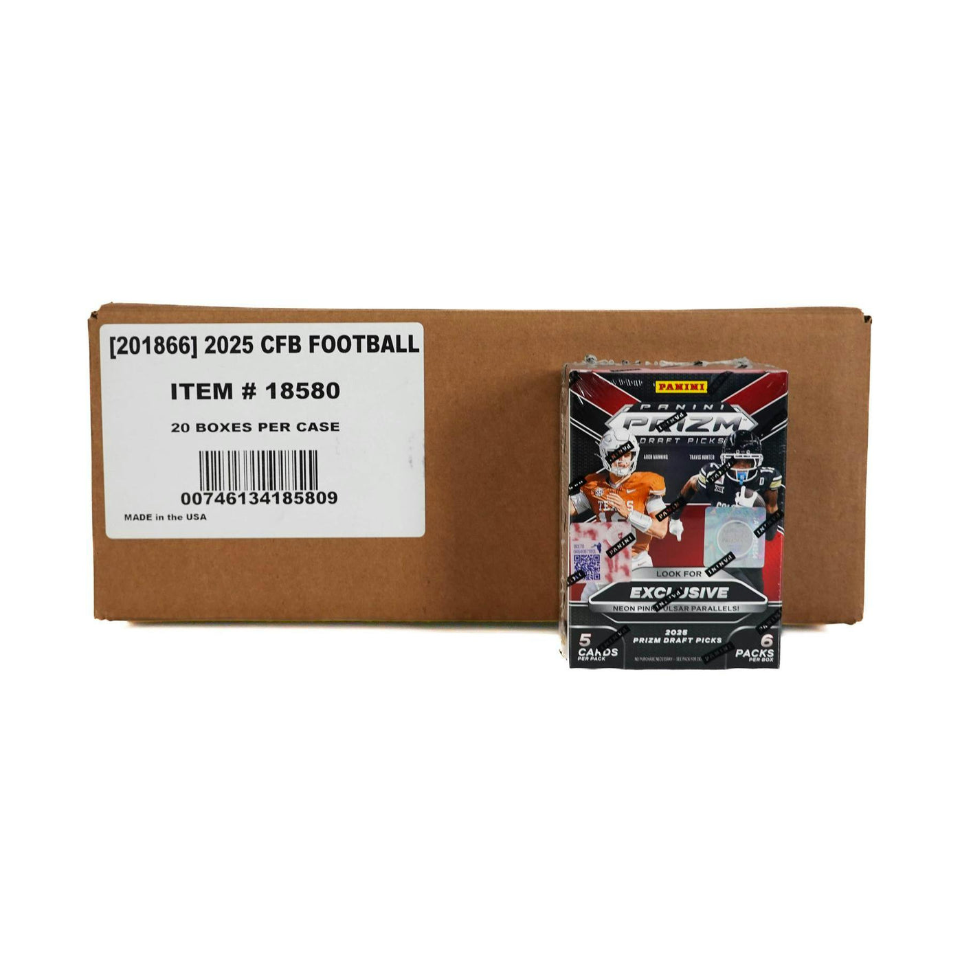 2025 Panini Prizm Draft Picks Football Blaster Hobby 20-Box Case
