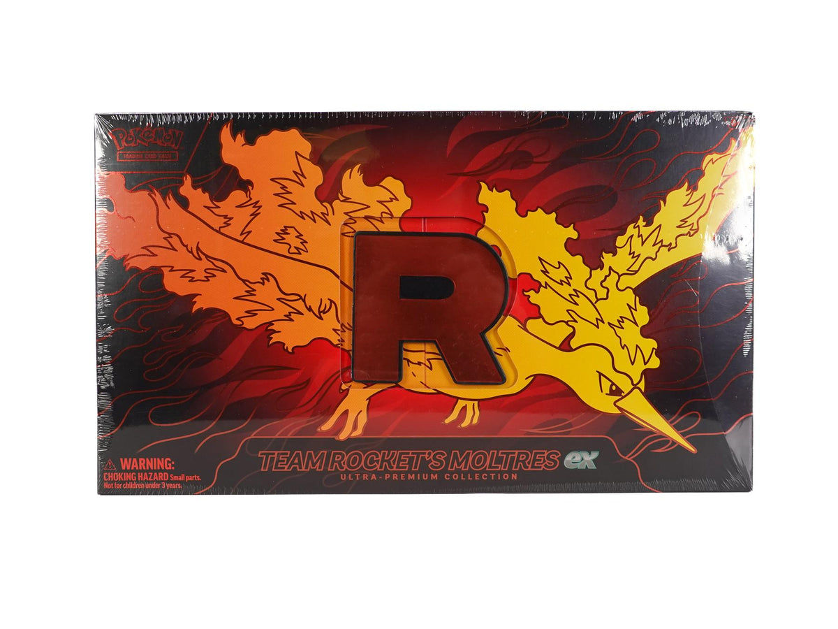 Pokemon Team Rocket's Moltres ex Ultra Premium Collection Box