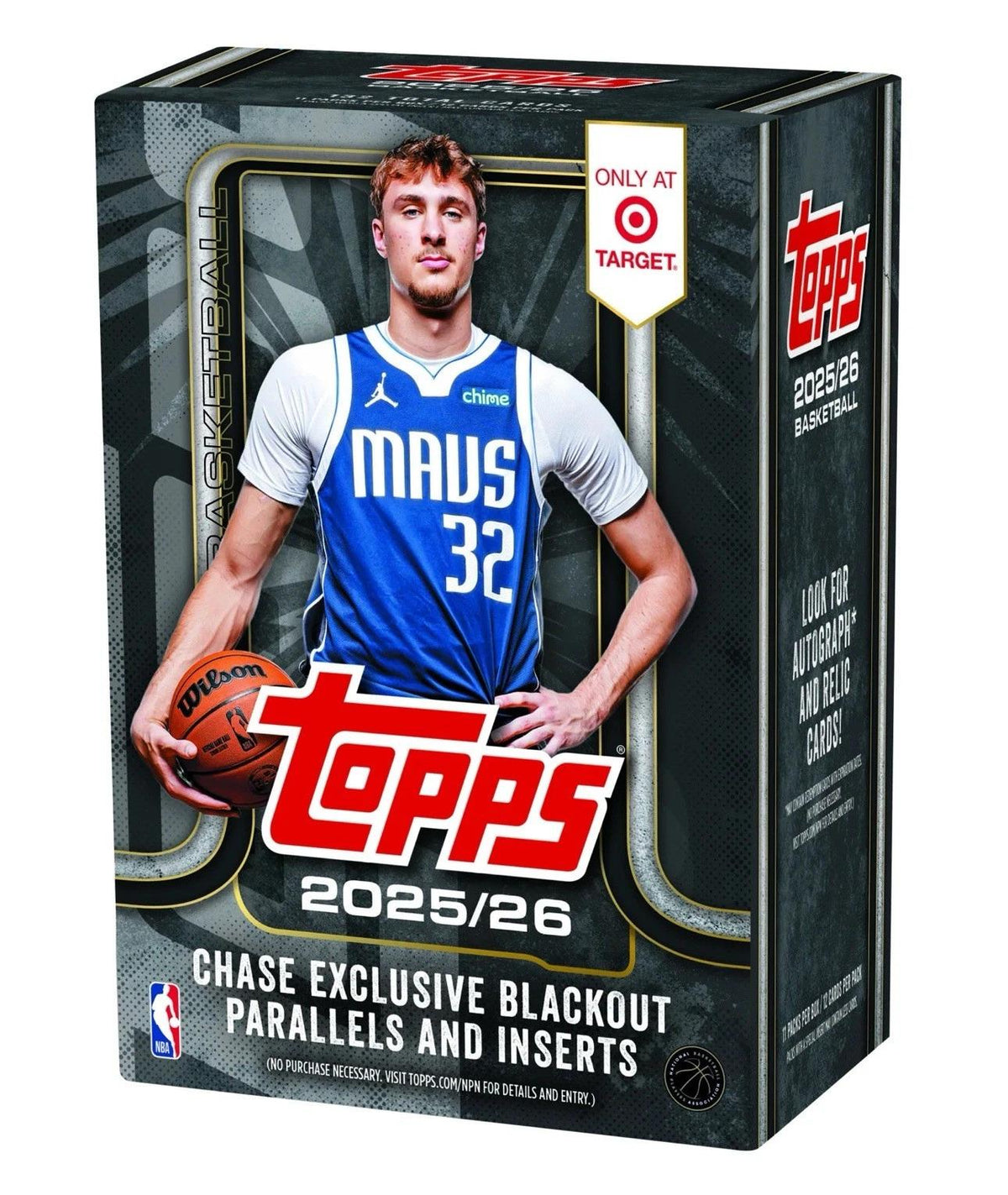 2025/26 Topps Basketball Blaster Box (Blackout Parallels!)