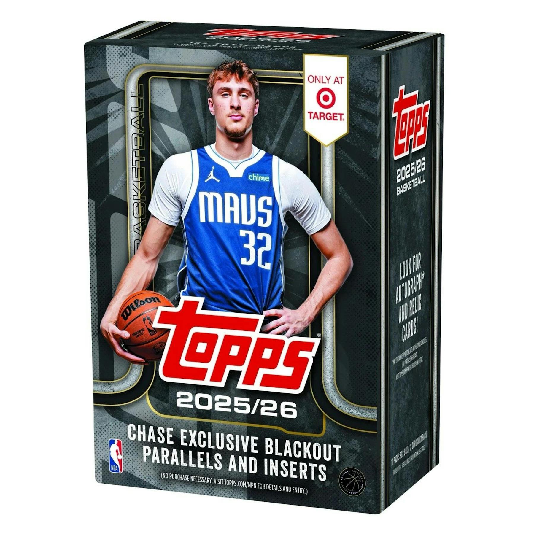 2025/26 Topps Basketball Blaster Box (Blackout Parallels!)
