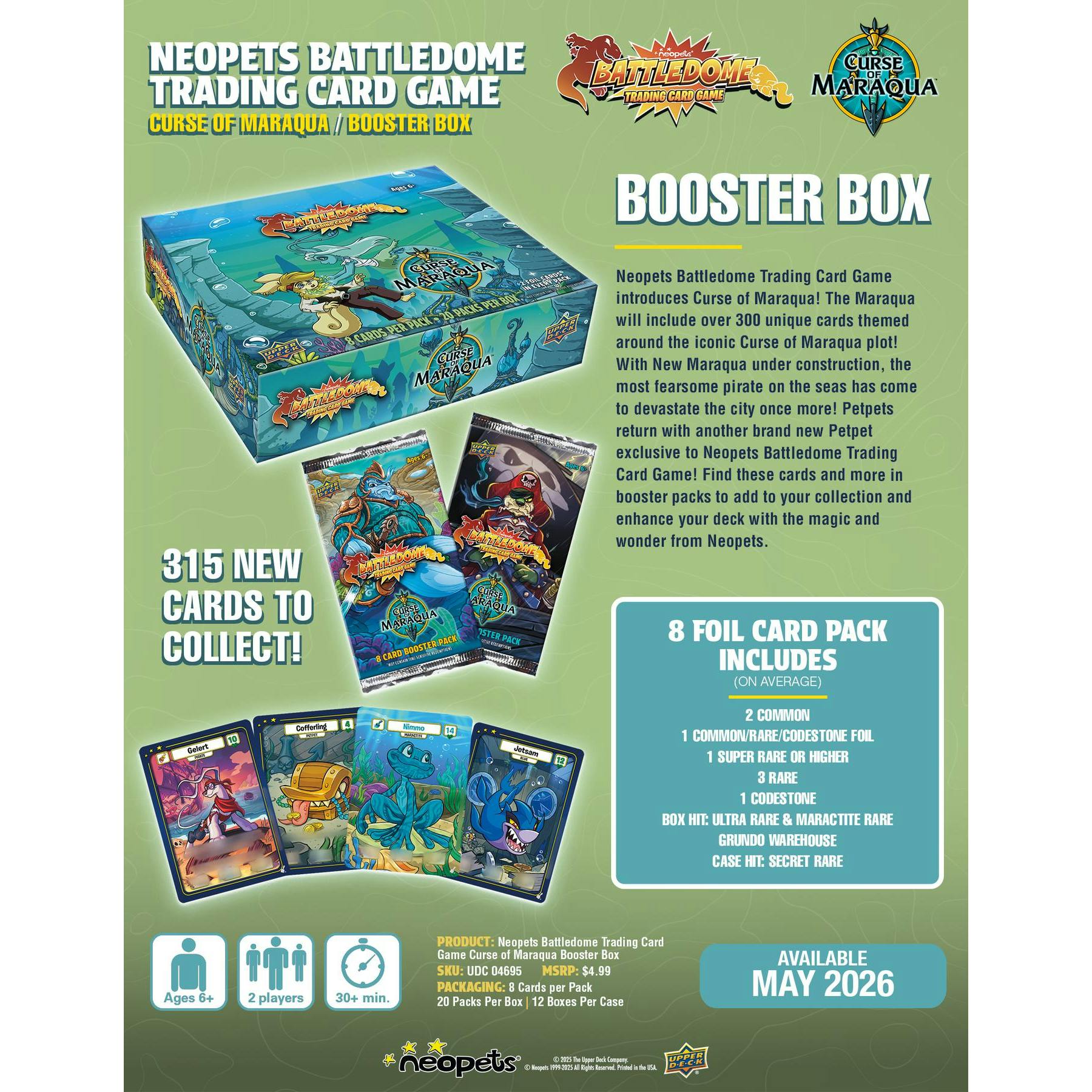 Neopets Battledome TCG: Curse of Maraqua Booster Box