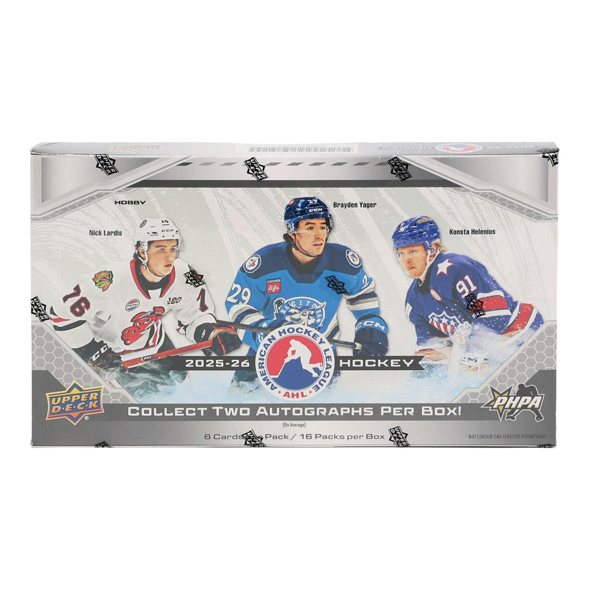 2025/26 Upper Deck AHL Hockey Hobby 16-Box Case