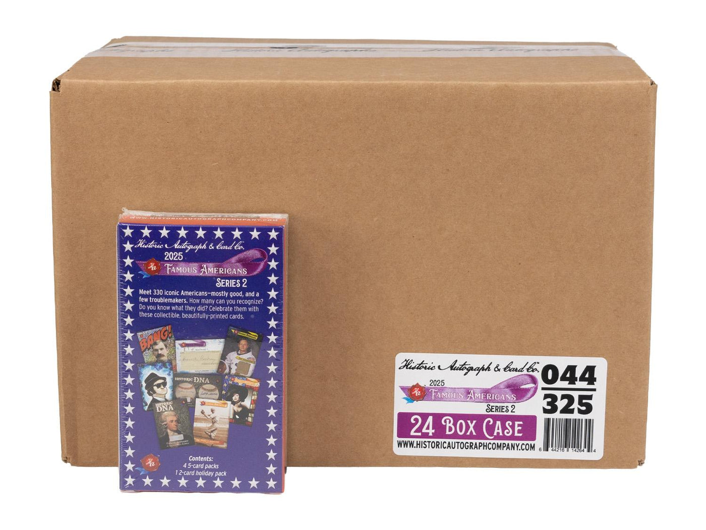 2025 Historic Autographs Famous Americans Series 2 Hobby 24-Box Case