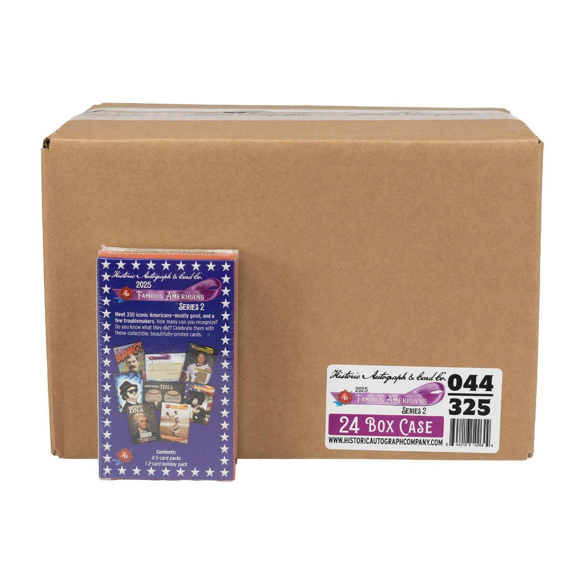 2025 Historic Autographs Famous Americans Series 2 Hobby 24-Box Case