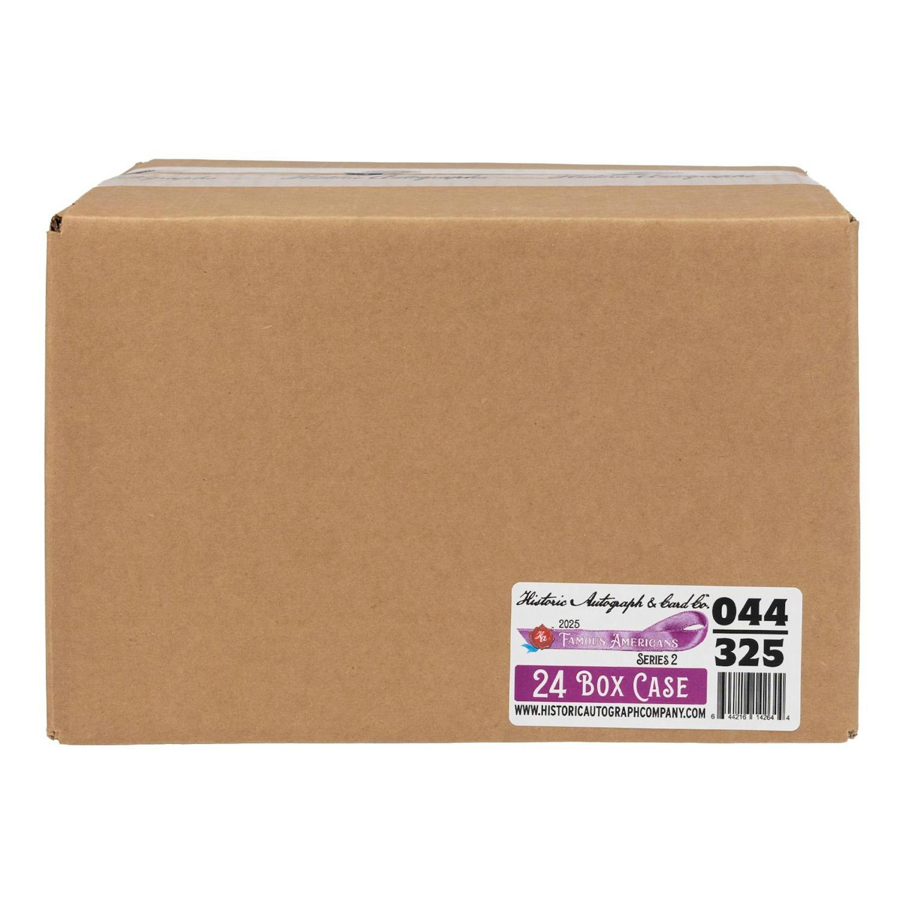 2025 Historic Autographs Famous Americans Series 2 Hobby 24-Box Case