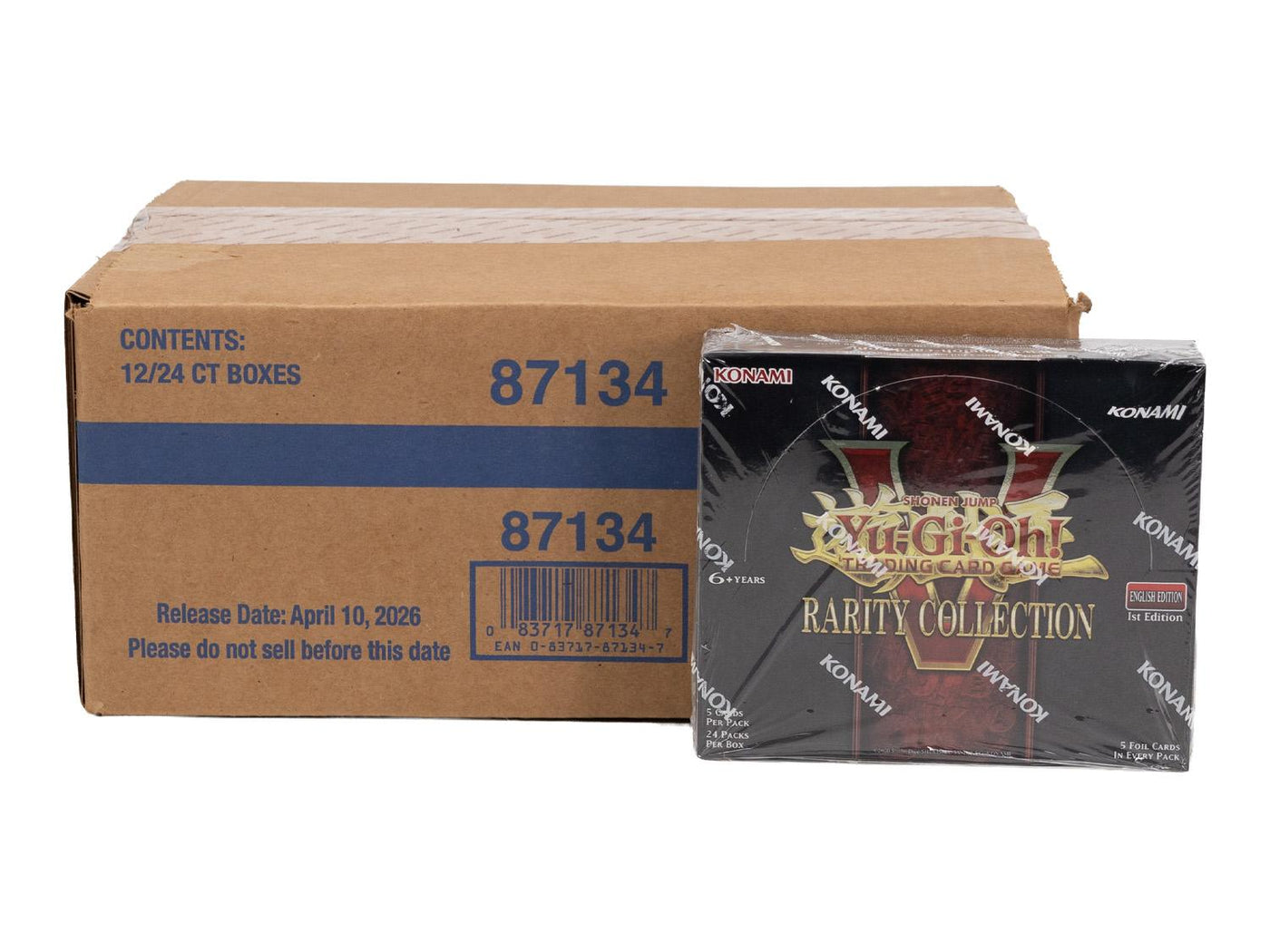 Yu-Gi-Oh Rarity Collection V Booster 12-Box Case