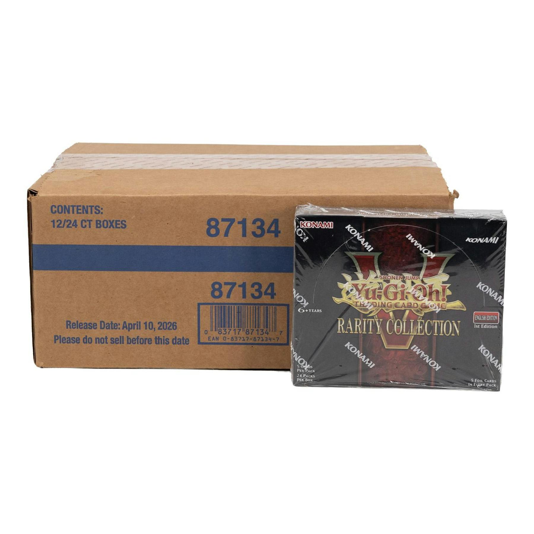Yu-Gi-Oh Rarity Collection V Booster 12-Box Case