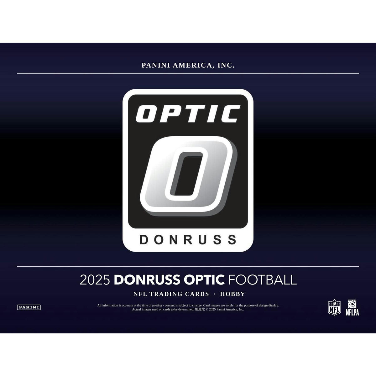 2025 Panini Donruss Optic Football Hobby Box