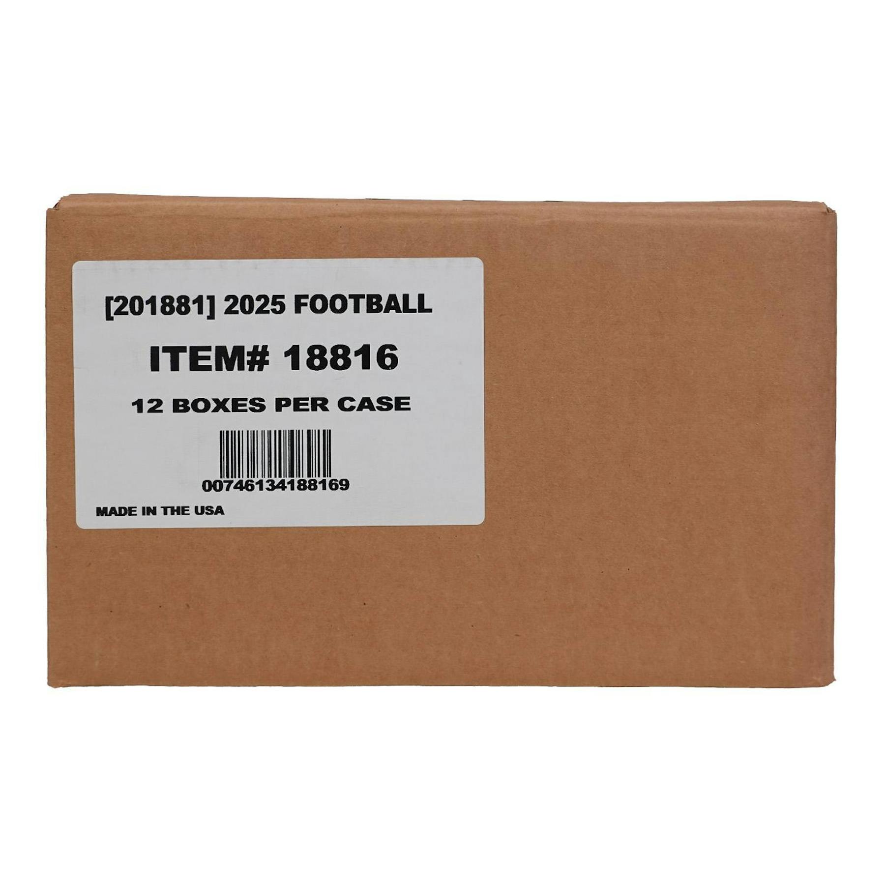 2025 Panini Donruss Optic Football Hobby 12-Box Case