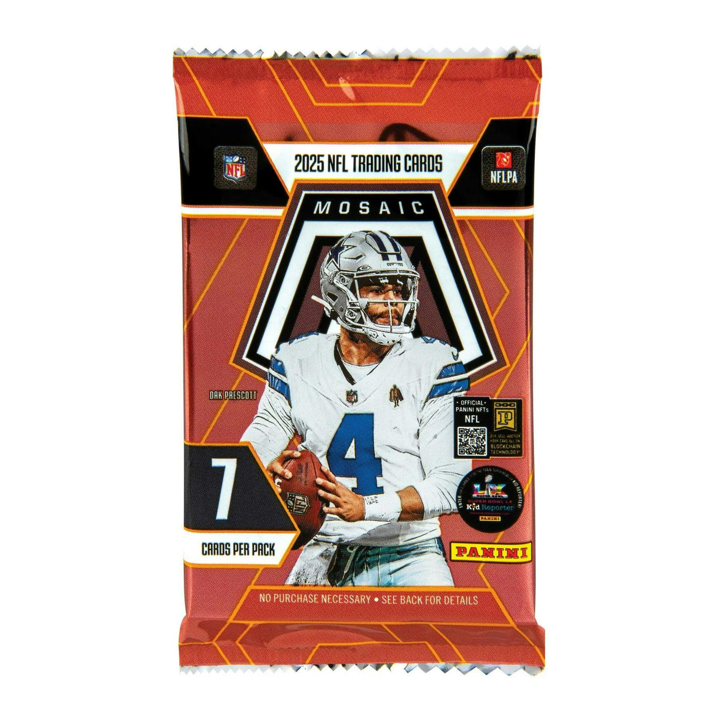 2025 Panini Mosaic Football Mega 20-Box Case (Reactive Blue Parallels!)