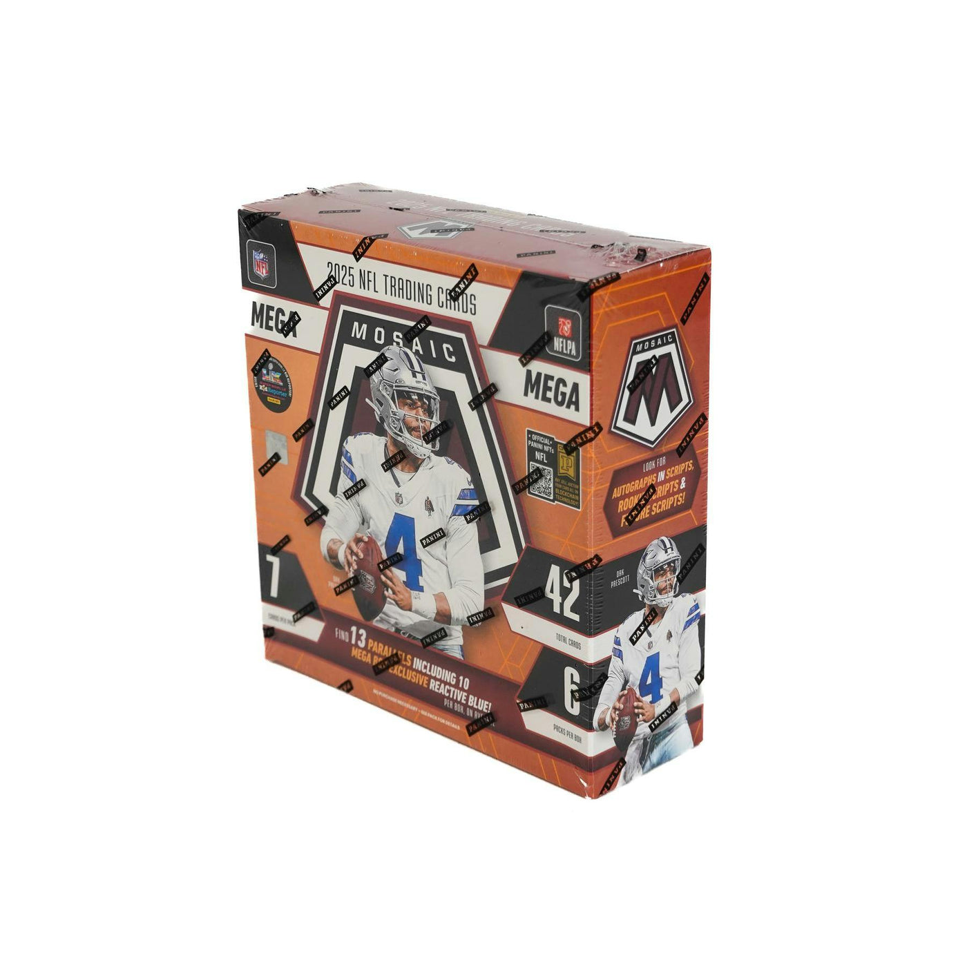2025 Panini Mosaic Football Mega Box (Reactive Blue Parallels!)