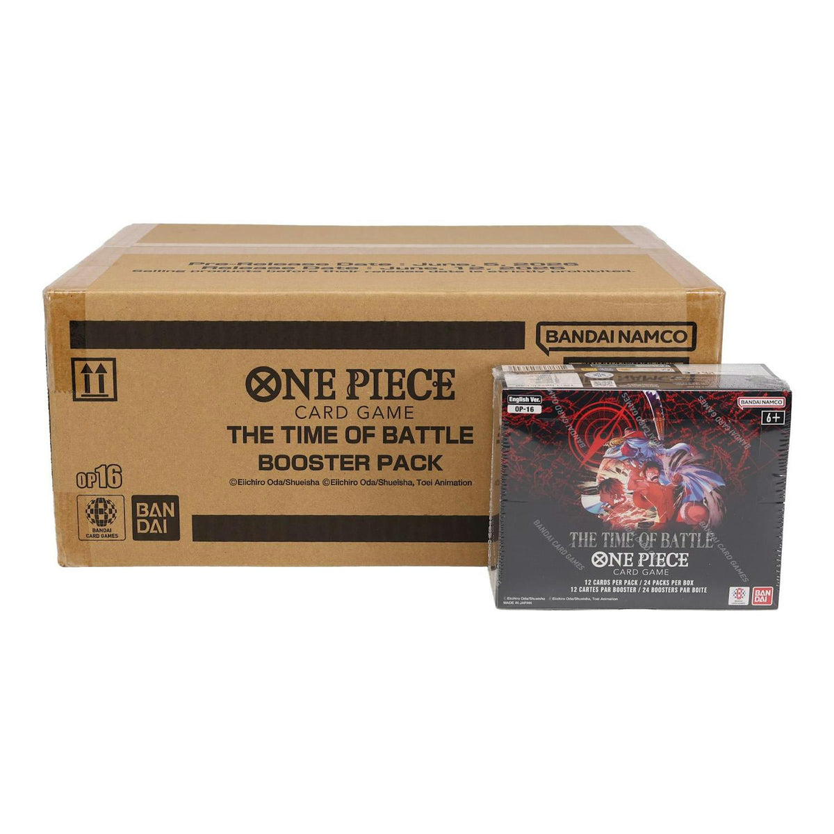 One Piece TCG: The Time of Battle (OP-16) Booster 12-Box Case
