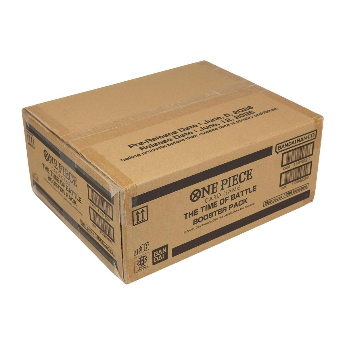 One Piece TCG: The Time of Battle (OP-16) Booster 12-Box Case