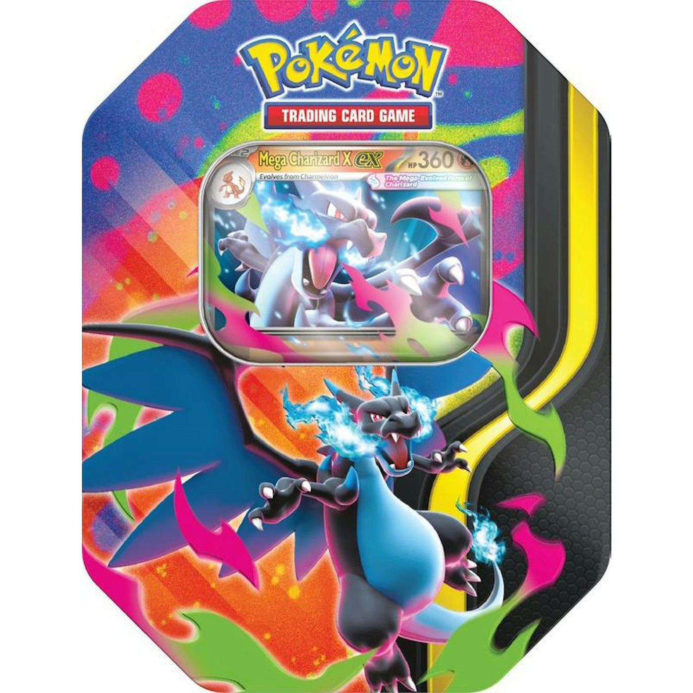 Pokemon Mega Charizard 6-Tin Case